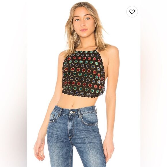 House of Harlow 1960 x Revolve Simon Top - Picture 1 of 12